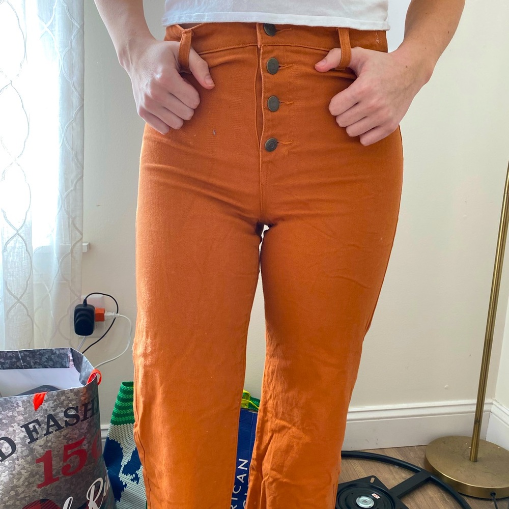 harper heritage burnt orange pants